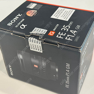 SEL35F14GM (FE 35mm F1.4 GM, 35gm, 삼오금, 35금)