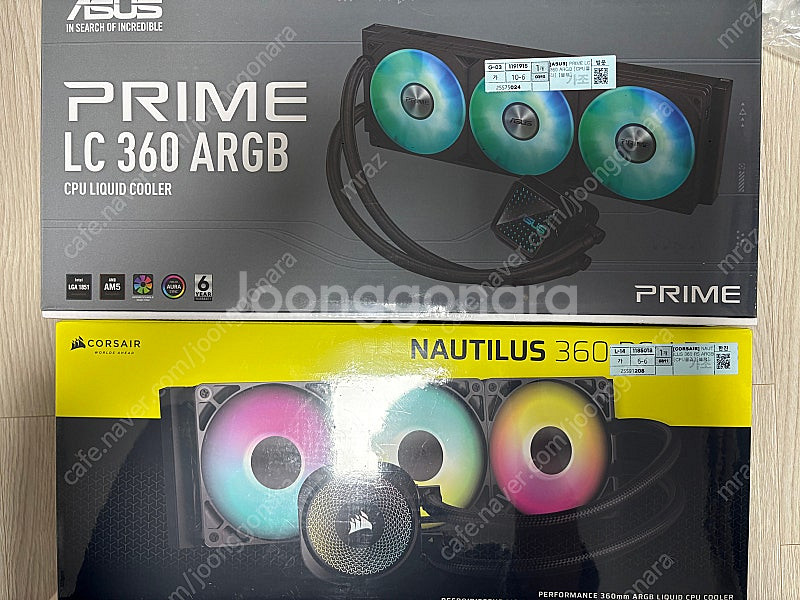 Asus prime lc 360, 커세어 nautilu...--0