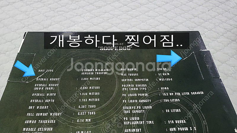 야마토 1/12 보톰즈 스코프독 개봉확인품--4
