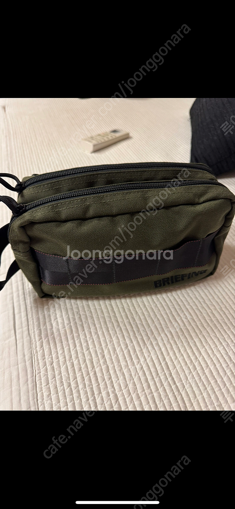브리핑골프 더블지퍼 파우치--0