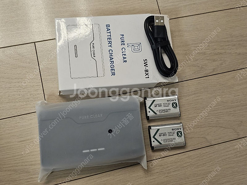 NP-BX1 소니 액션캠 정품배터리 및 3구 충전기 판매--0