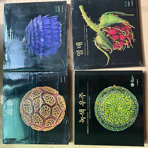 교학사 식물 사진집 종자 화분 녹색우주 열매 권당 5만원 4권 세트