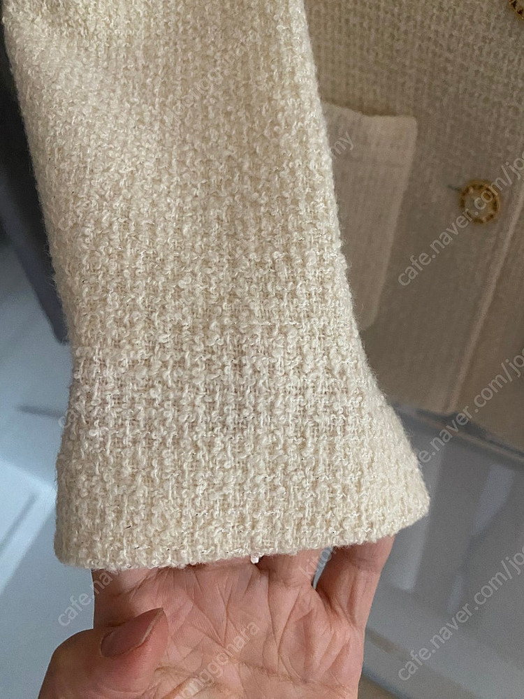 모조에스핀 아이보리 트위드자켓 이미지