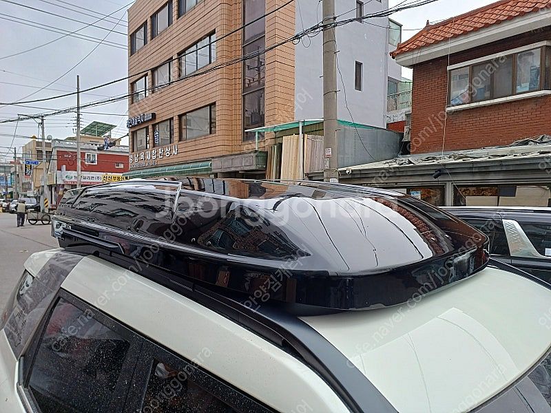 지붕위 밀착형 코토 일체형루프박스 어닝,윈드가드 당일재...--9