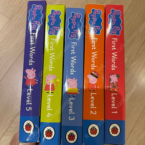 페파피그 원서 First Words with Peppa Pig Level 1- 5 Box Set