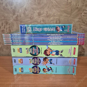 고 디에고 고 DVD1,2,3/리더스북 팔아요~(전11권,오디오CD11장,DVD14장,세이펜 적용버전,새책수준,택포48,000원)