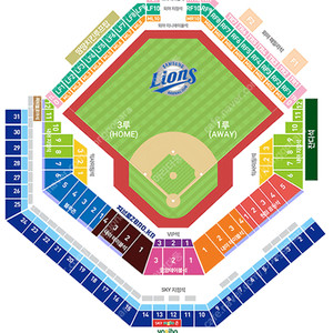 [외야패밀리, 3루 SKY 상단지정석 ] 삼성 키움 3월 22일, 23일 2연석/4연석 양도(3/22,3/23) 3월22일,3월23일 삼성라이온즈 라이온즈 키움히어로즈 히어로즈