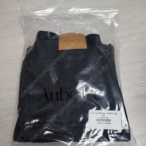 Aube Ue (오브유이) 블랑오브 흑청슬립 스트레이트 M