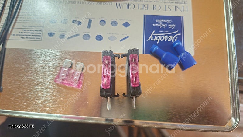 32V 3A 자동차 휴즈폴더 배선단자 미사용품 12봉지...--1
