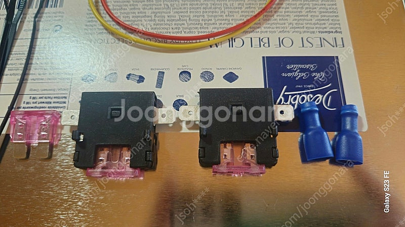 32V 3A 자동차 휴즈폴더 배선단자 미사용품 12봉지...--2