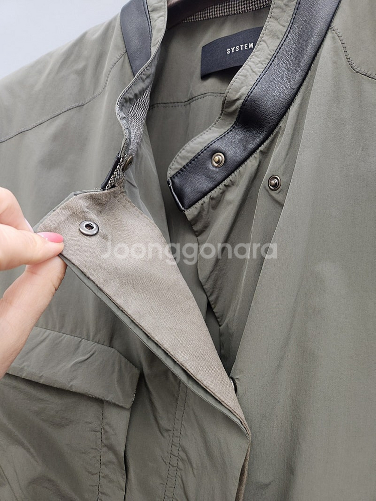 한섬 시스템 SYSTEM 야상 점퍼/한섬 타임 마인 구...--5