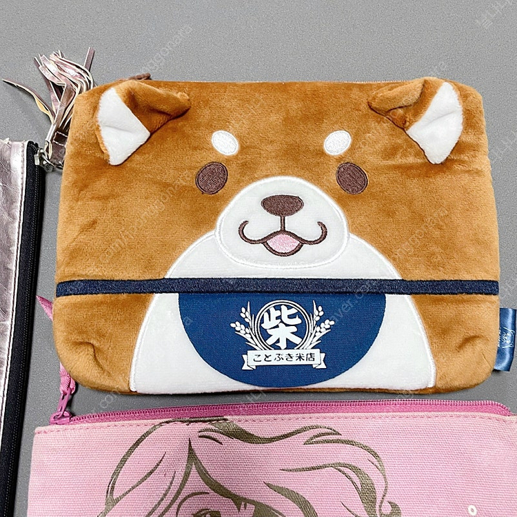 화장품 파우치 3종: 베이비 돌, 시바견, 인어공주--2