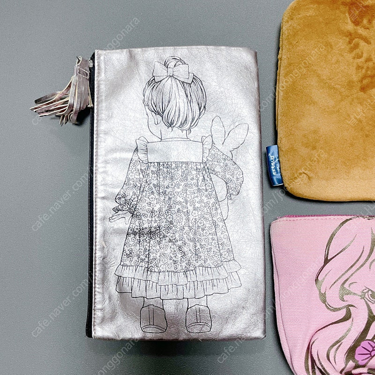 화장품 파우치 3종: 베이비 돌, 시바견, 인어공주--5