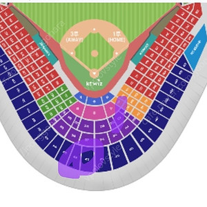 KT위즈 VS 한화이글스 3월23일 일요일 통로3연석