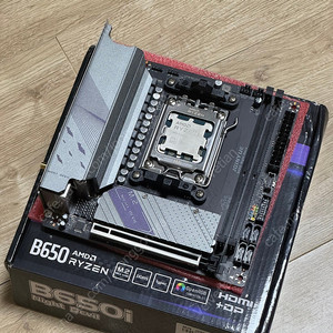 JGINYUE B650I NIGHT DEVIL 밤악마 ITX 보드 + 라이젠 7500F