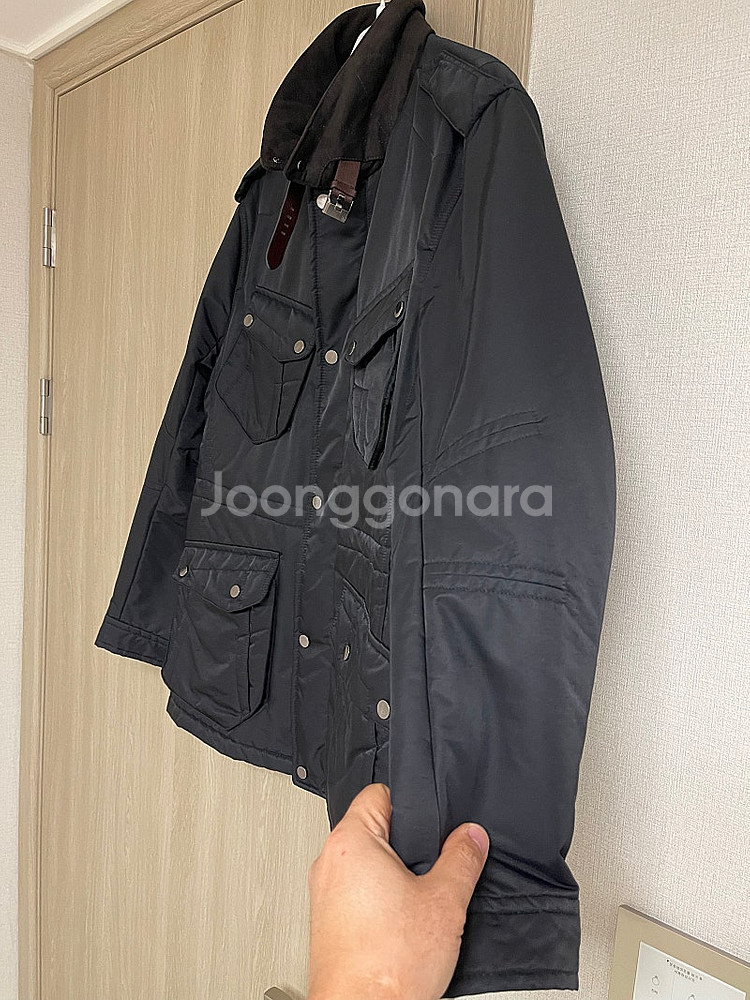 일꼬르소 사파리 패딩 자켓 블랙 105--1