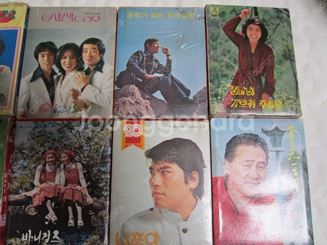 8트랙 가요 테이프 10개--1