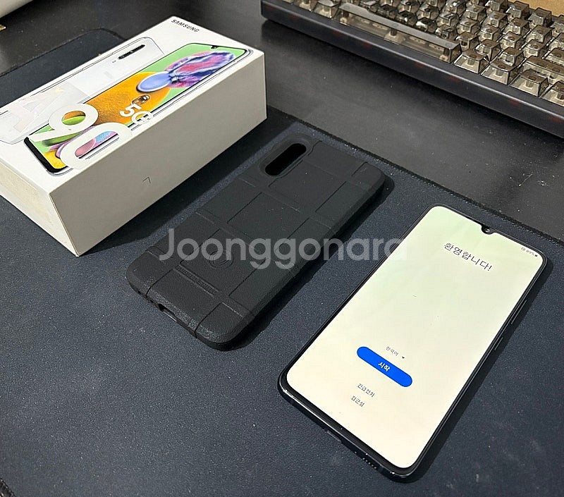 갤럭시 A90 SKT 128GB S급 박스셋 업자아닌 ...--0
