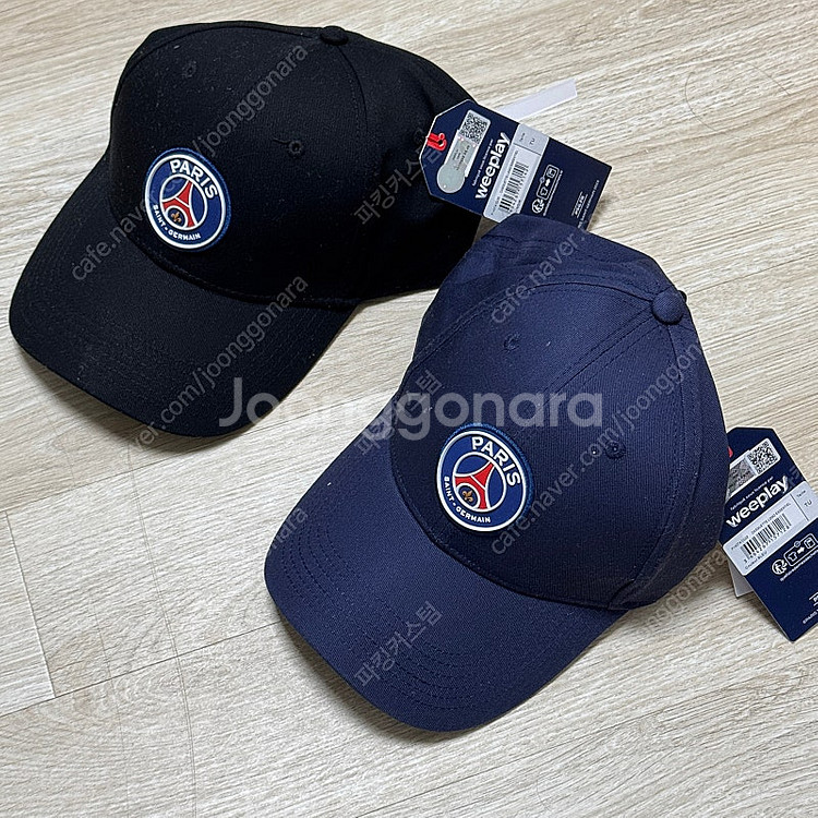 파리 생제르망 PSG 볼캡 모자 블랙 네이비 새제품 팝...--0