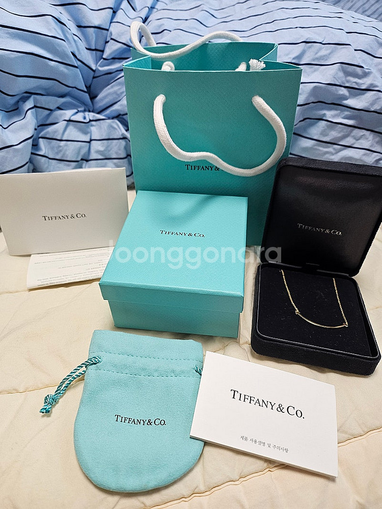 티파니앤코 스마일 스몰 옐로우골드 팔아요(영수증, 박스...--0