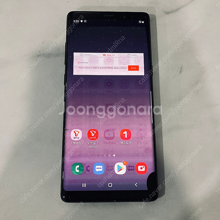 갤럭시 노트8 블랙 64기가 3만5천원 판매합니다--0