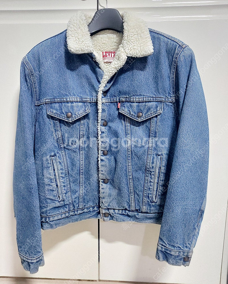 Levi's 미국산 80s 빈티지 쉐르파 트러커 데님 ...--0