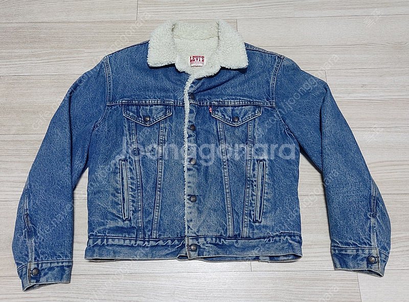Levi's 미국산 80s 빈티지 쉐르파 트러커 데님 ...--1