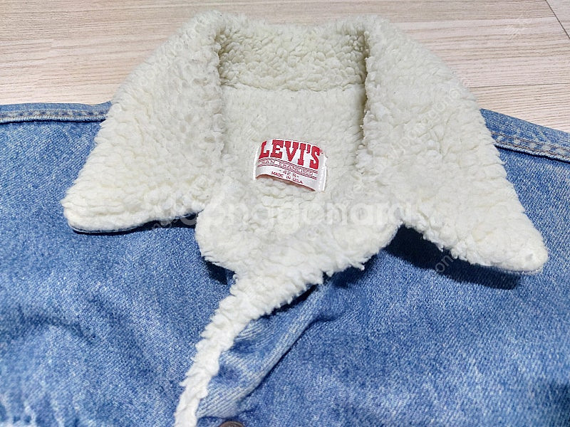 Levi's 미국산 80s 빈티지 쉐르파 트러커 데님 ...--4