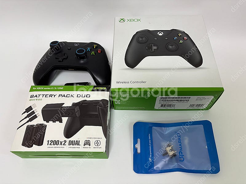 XBOX 3세대 무선 컨트롤러/엑박패드 부품용+홀센서 모듈 1개+배터리 팩 듀오 판매합니다--7