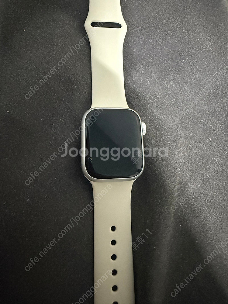 애플워치9 gps 실버 알루미늄 41mm 팝니다--6