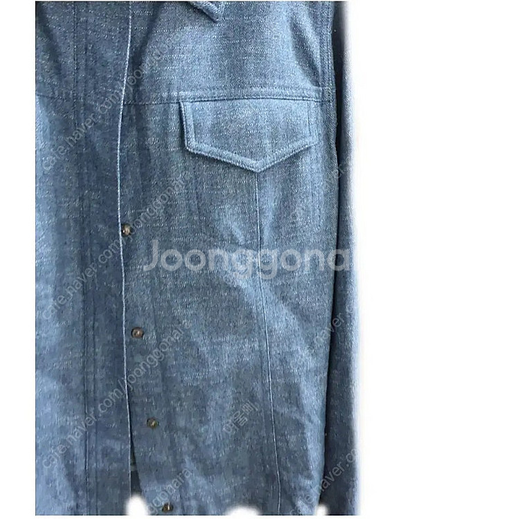 빈티지 청자켓 자켓 가디건 포켓 데님 셔츠 남방 봄--2