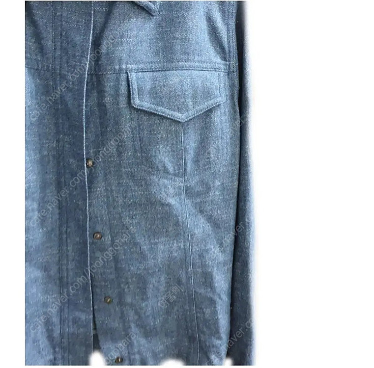 빈티지 청자켓 자켓 가디건 포켓 데님 셔츠 남방 봄 이미지