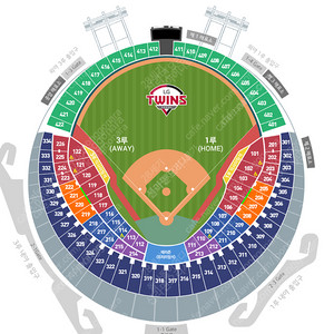 3/23(일) LG vs 롯데 1루 오렌지석 통로4연석 판매합니다.