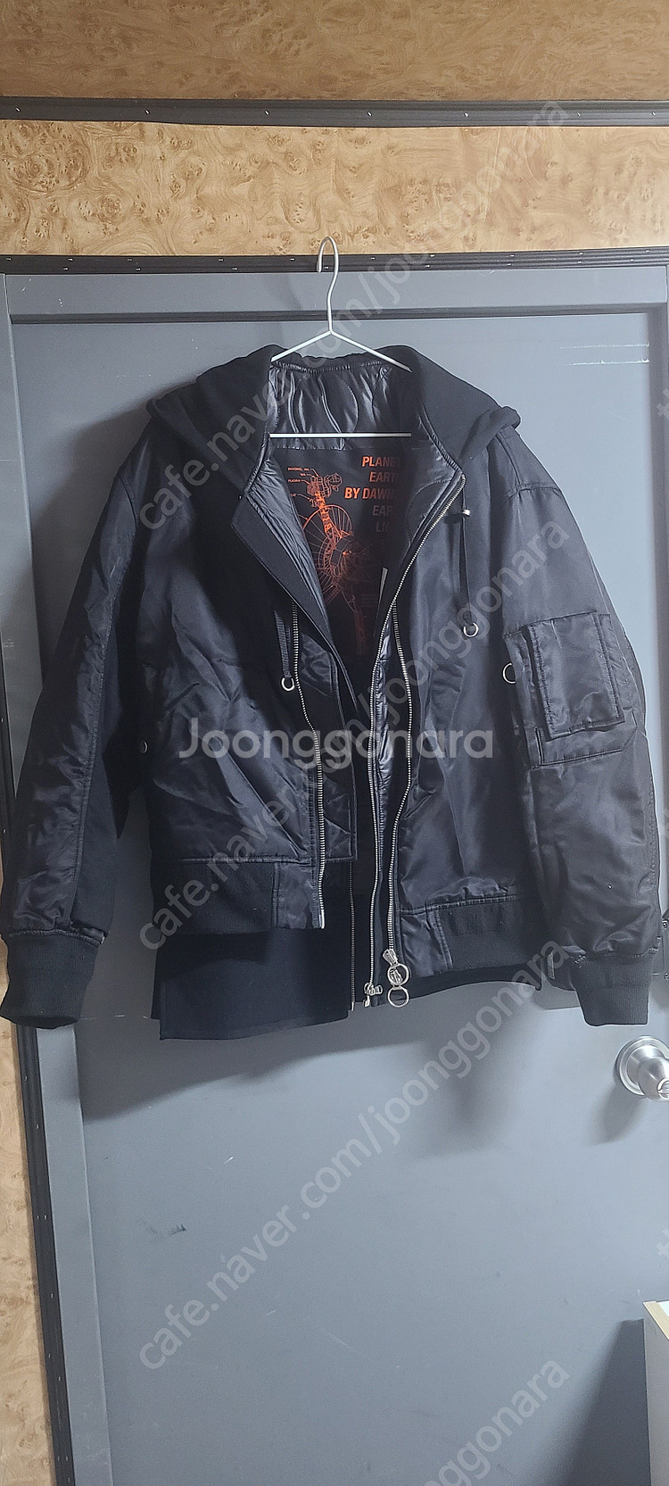 솔리드옴므 후드마원 청남방 반팔티 시스템옴므 맨투맨팝니...--0