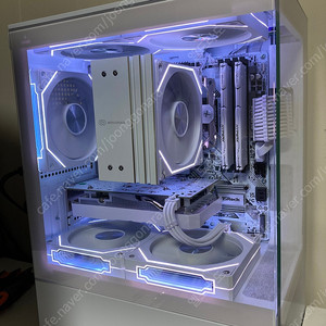화이트 튜닝 pc 새컴퓨터