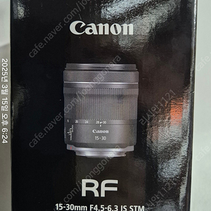 캐논렌즈Rf15-30mm f14.5-6,3 is stm 미개봉새상품