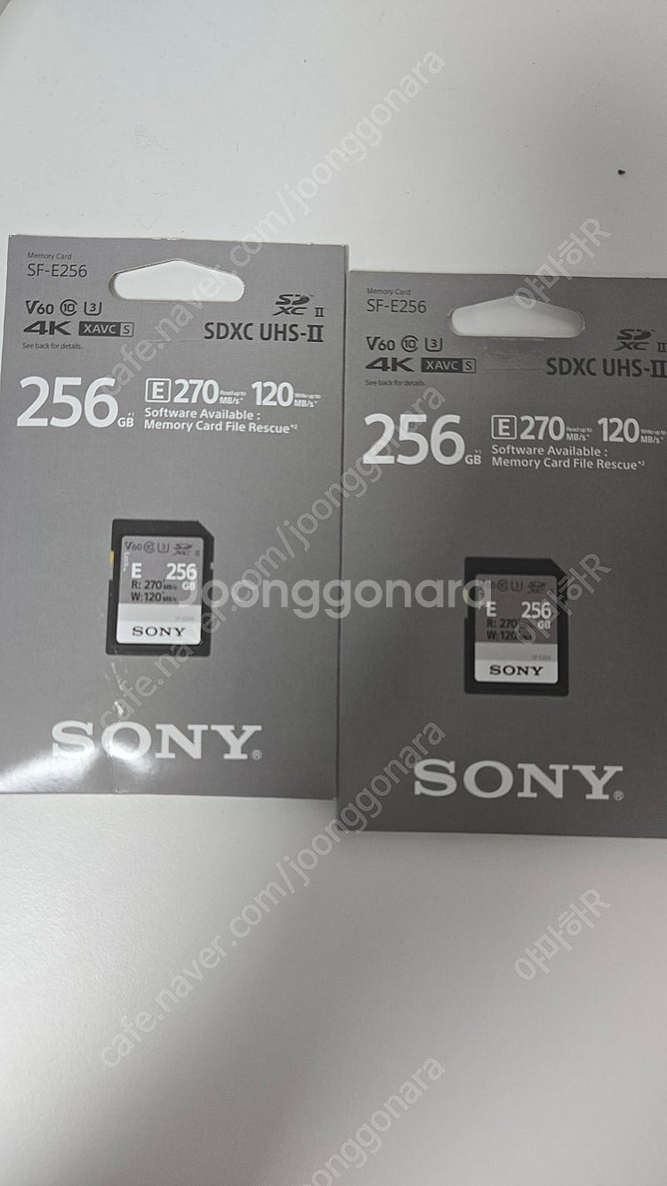 sf-e256 소니 v60 256g sd 메모리 판매합...--0