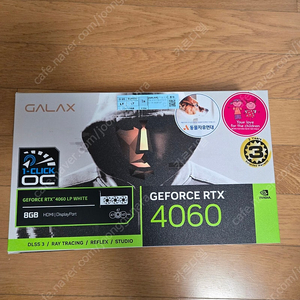 [GALAX] 지포스 RTX 4060 WHITE OC D6 8GB LP