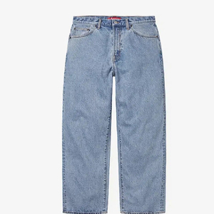 [32] 슈프림 25SS 배기진 청바지 워시드인디고