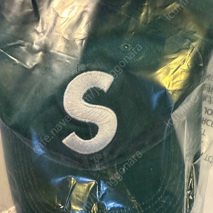 25ss 슈프림 피그먼트 코티드 S로고 6패널 캡