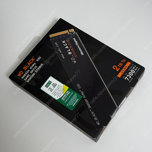 WD BLACK SN850X M.2 NVMe 2TB 정품 미개봉 팝니다