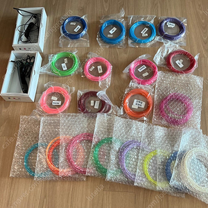SUNLU 3D펜 SL-400 PLA전용 + PLA 미개봉11색+개봉11색