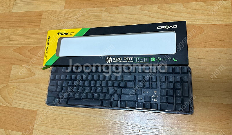 씽크웨이 Croad X28 PBT 레이저 호환 키캡--2