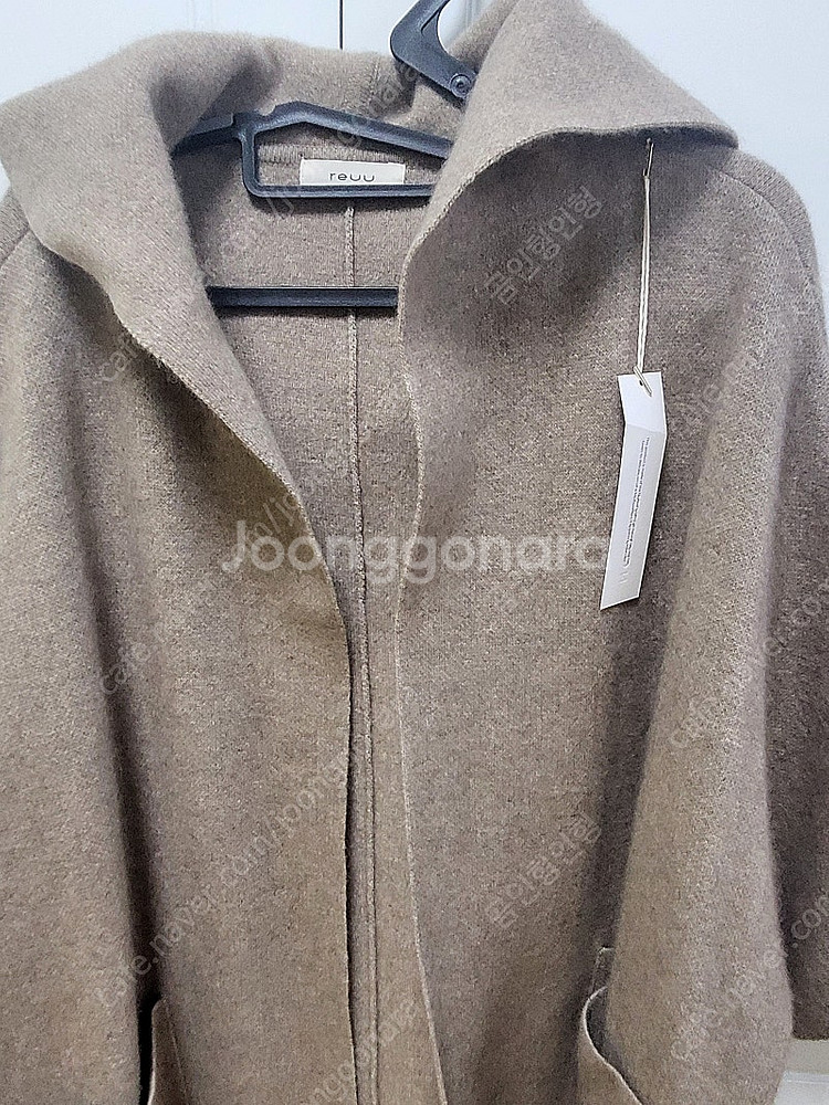 울니트 숄스타일 가디건--2