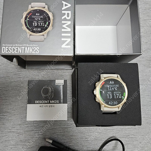 다이빙 컴퓨터 GARMIN MK2S 샌드베이지 + 추가 BAND