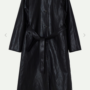 vartist great faux leather coat 바티스트 레더 트렌치 코트