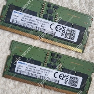 삼성 노트북용 pc5-4800b 8g × 2, 16g 미사용 신품 급매