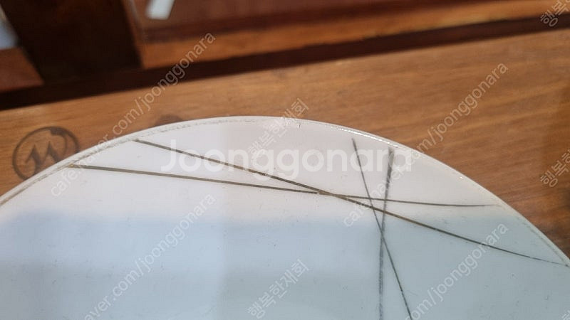 빈티지 행남사 흑장미 커피잔2조--6