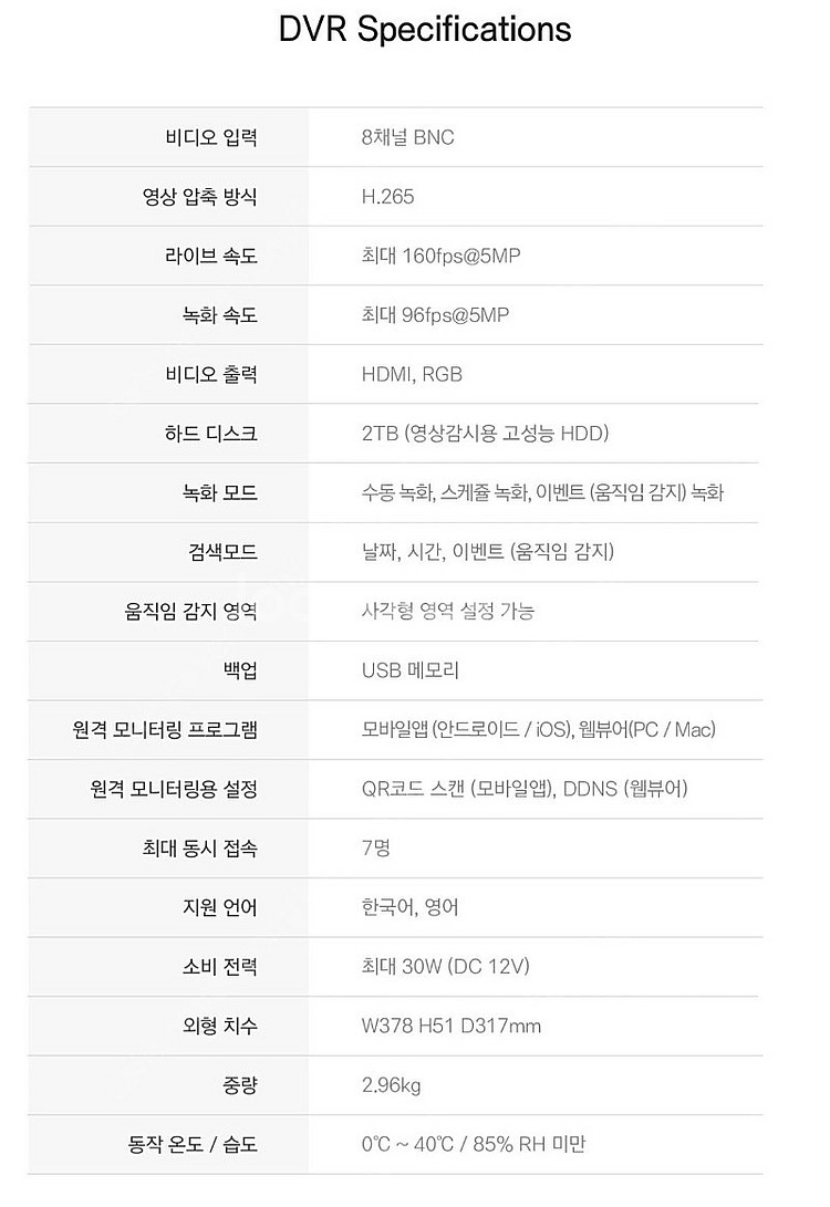 캠플러스 8채널 4카메라 보안카메라, cctv 택포 2...--6
