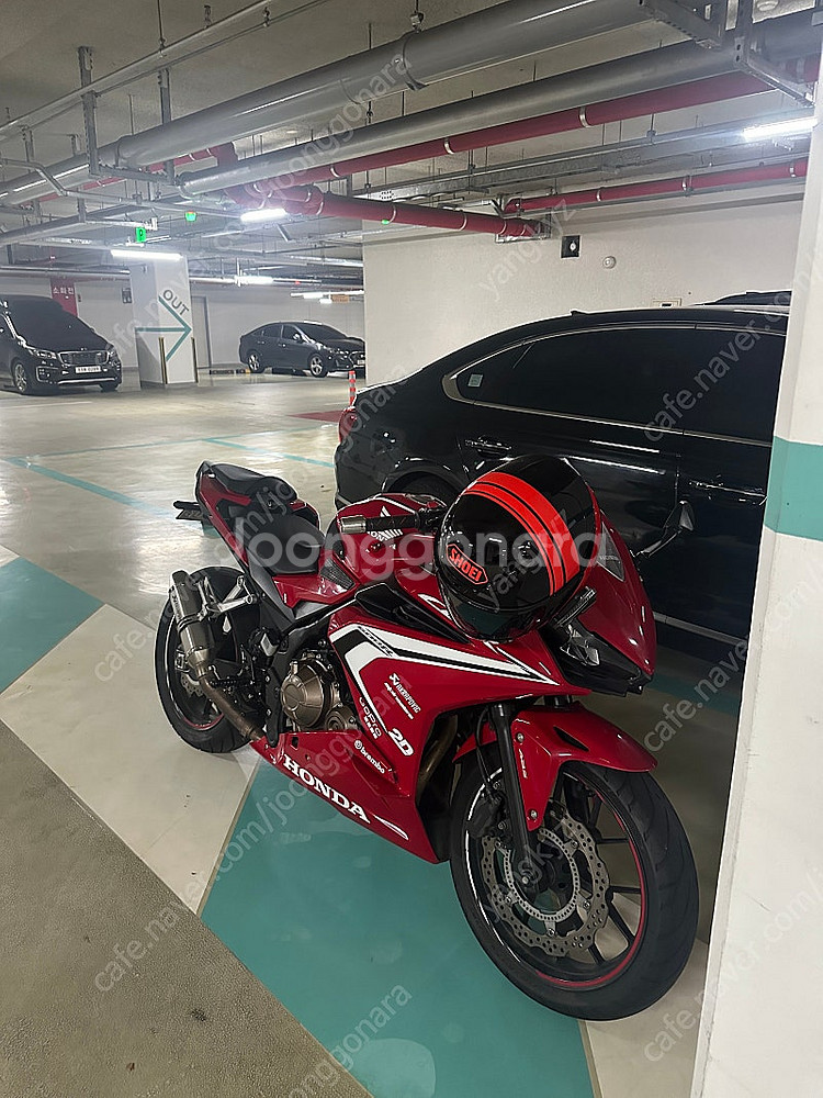 21년식 혼다 CBR-500R 팝니다 아크라포빅 구변완--2